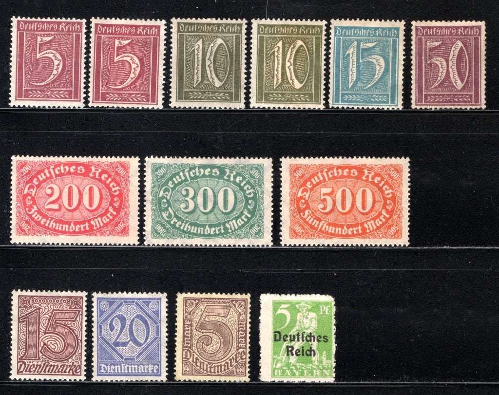 DEUTSCHES REICH jaar 1921 MH, Verzenden, Postfris