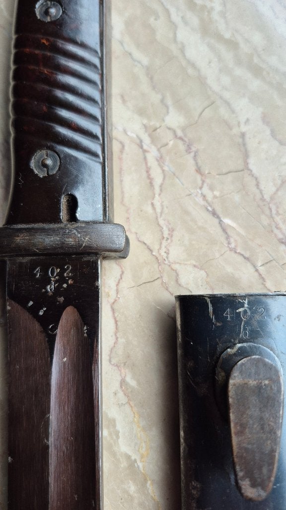 Wehrmacht/SS K98 bayonet by ddl 1942 nummergelijk, Enlèvement ou Envoi