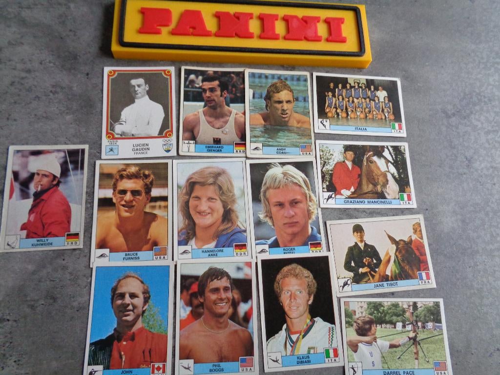 PANINI stickers Montreal 76 Olympische Spelen 14x, Verzenden, Zo goed als nieuw
