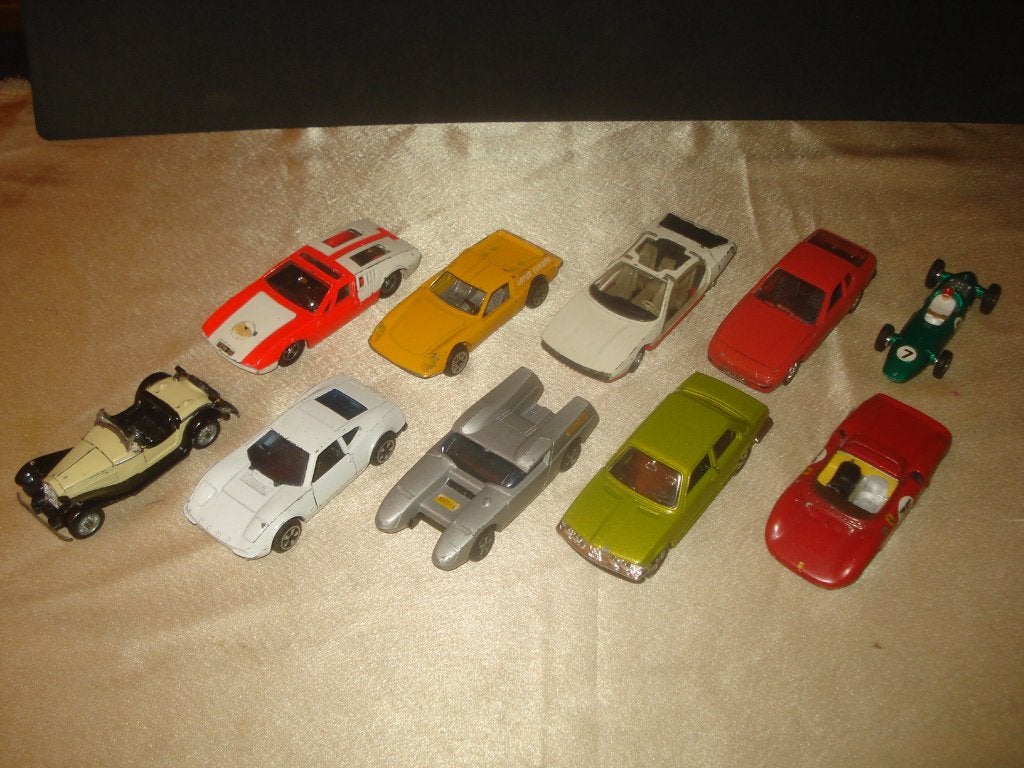 POLITOYS - MEBETOYS - SOLIDO - DINKY TOYS Lot de 10 Voitures, Hobby en Vrije tijd, Ophalen of Verzenden, Gebruikt, Auto, Dinky Toys