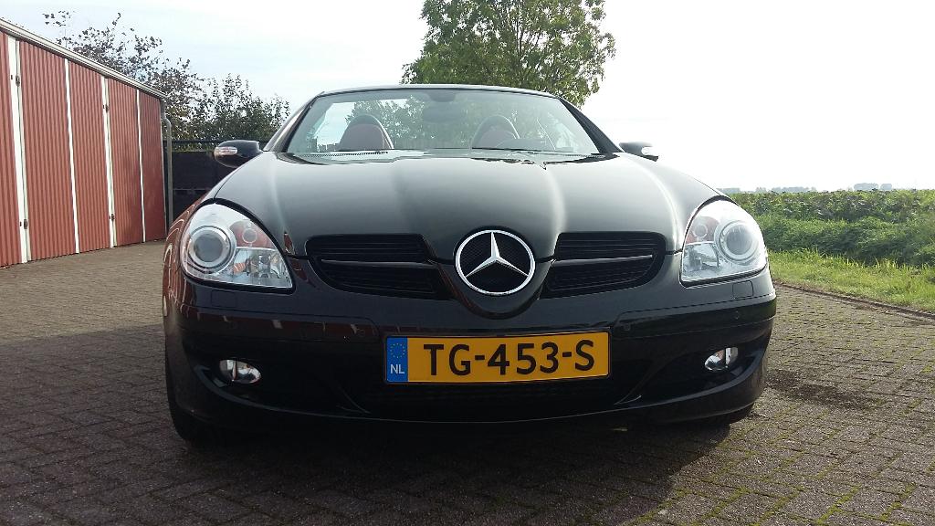 Mercedes SLK 200 Kompressor 37700 km !!! Fabrieks nieuw!!!, Autos, Cuir, Euro 5, Achat, Capteur de stationnement