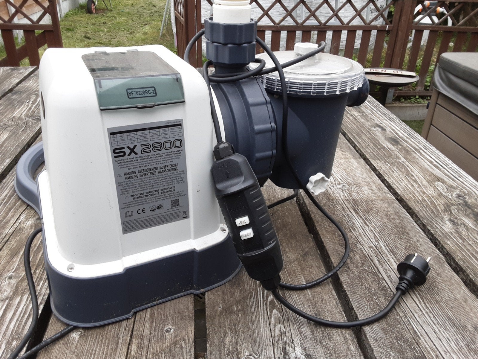 INTEX ZWEMBAD ZANDFILTER, Tuin en Terras, Ophalen, Zo goed als nieuw, Filter