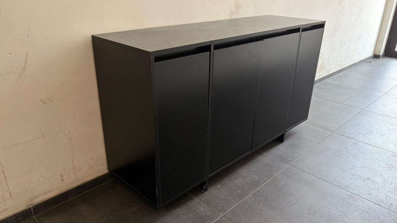 Zwart Eiken Buffetkast, Huis en Inrichting, Ophalen, Gebruikt