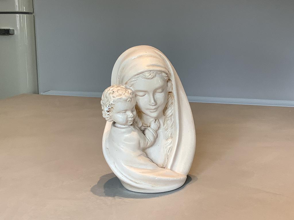 Statue vintage Guelfi Depose 157 - Marie avec Jésus Madone, Antiquités & Art, Enlèvement ou Envoi