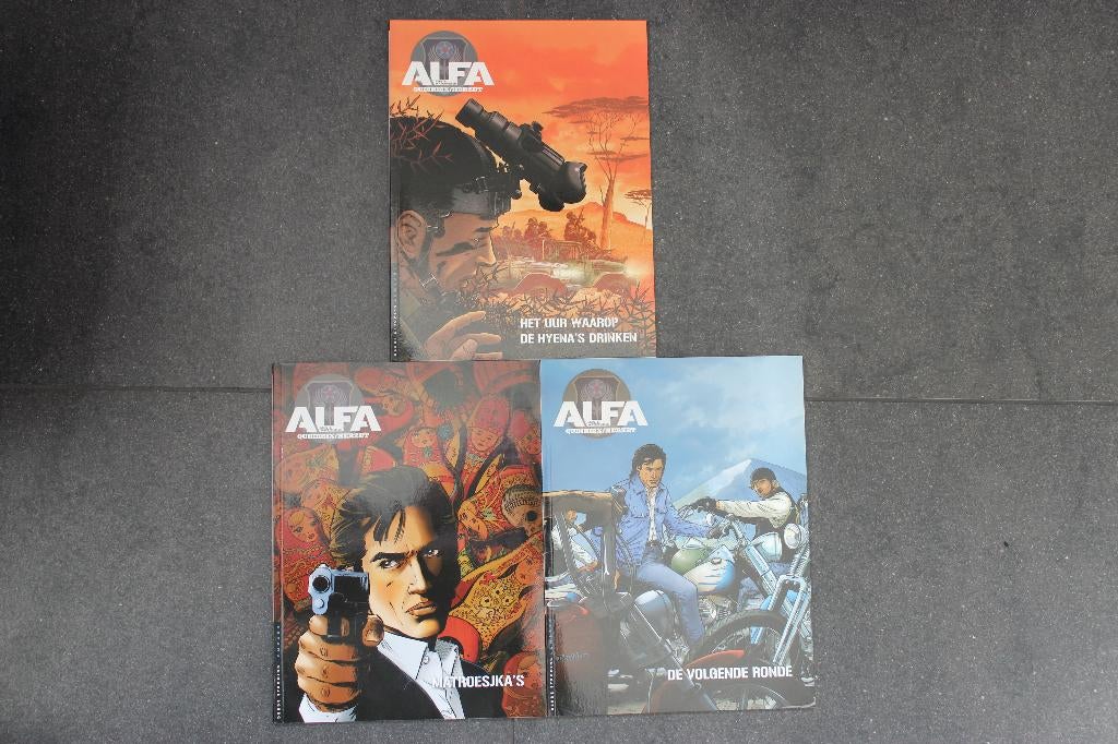 3 X ALFA EERSTE WAPENFEITEN 3 4 EN 5 EERSTE DRUK NIEUW, Boeken, Stripverhalen, Ophalen of Verzenden