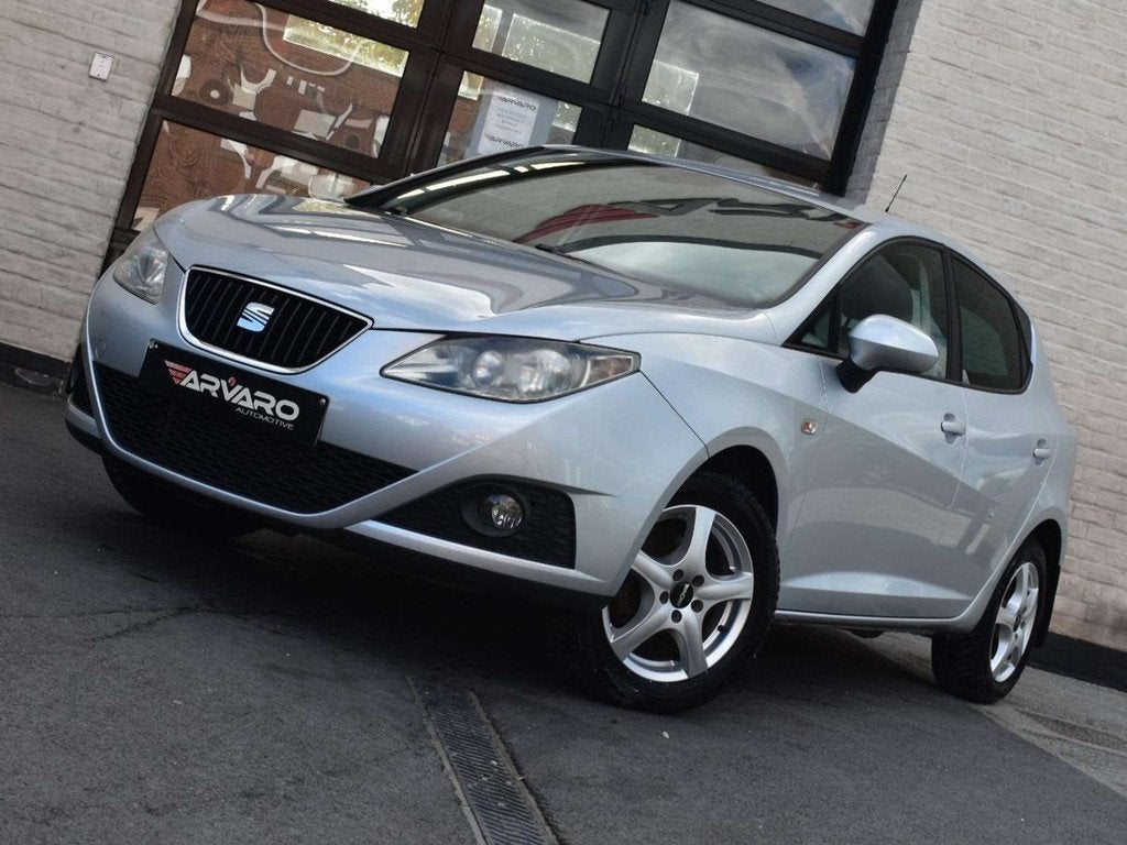 SEAT Ibiza 1.4i Sport / Cruise / PDC / Airco / 1e Eig / Gara, Autos, Argent ou Gris, Achat, 63 kW, Entreprise