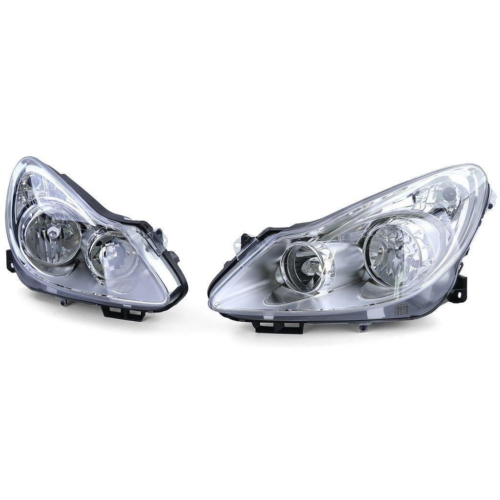 Koplampen Set Links en Rechts H1 H7 Voor Opel Corsa D, Verzenden
