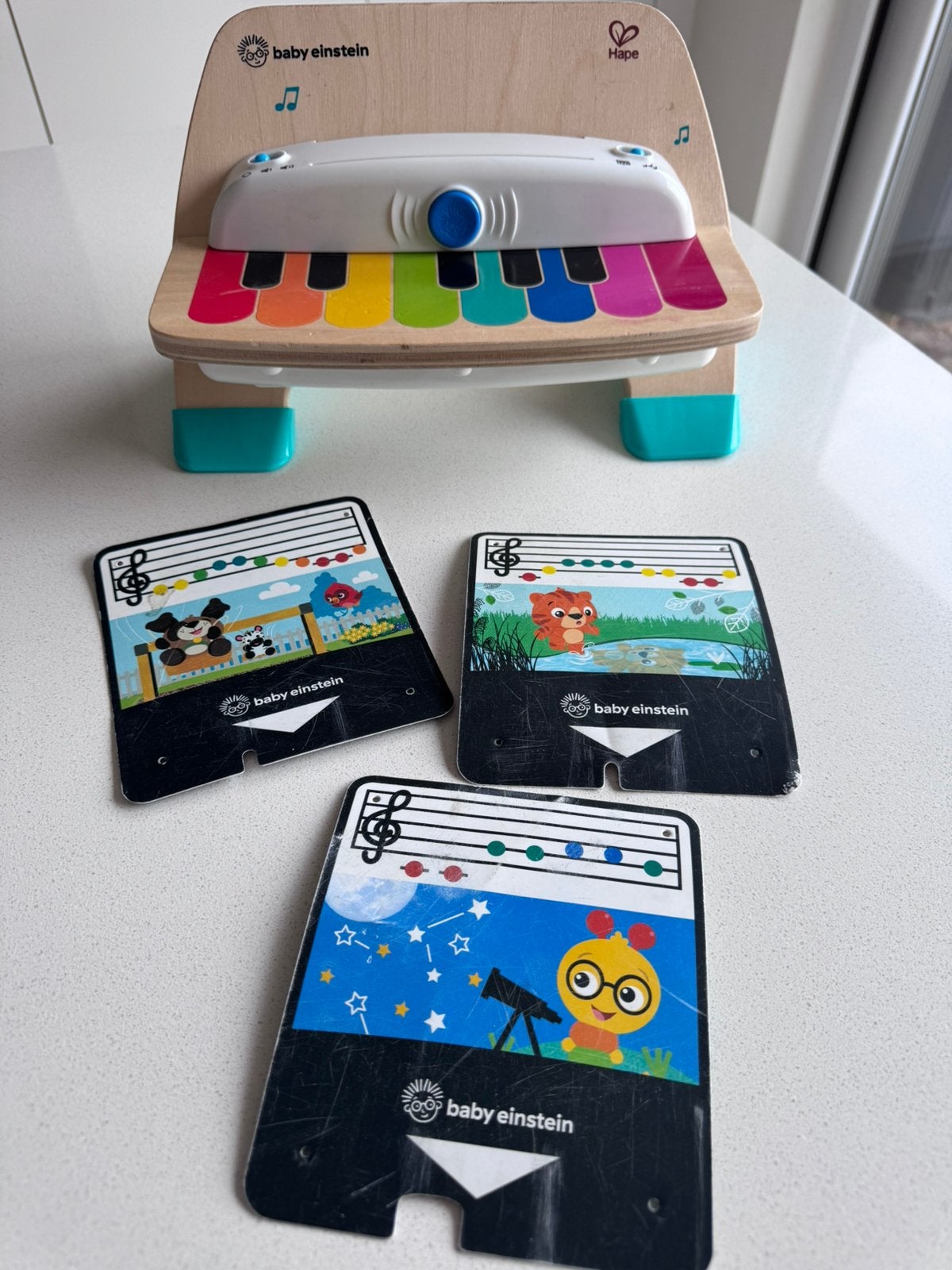 Houten kinder piano, Ophalen, Gebruikt