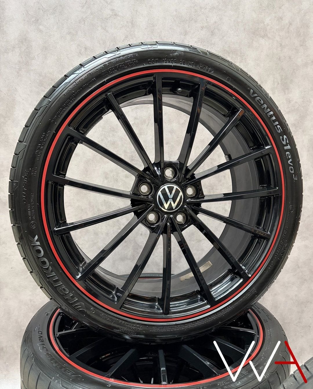 19'' Volkswagen Golf 8 GTI Edition 45 Scottsdale velgen OEM, Auto-onderdelen, 19 inch, Gebruikt, -, -