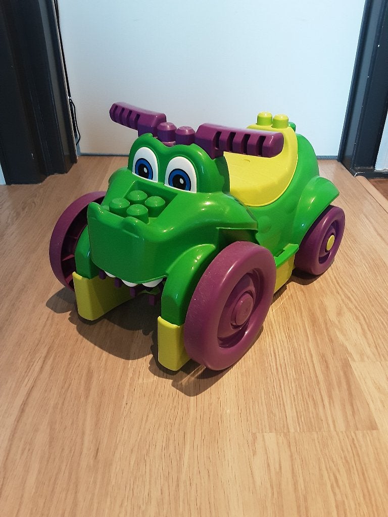 Porteur mega bloks crocodile, Enfants & Bébés, Enlèvement, Comme neuf