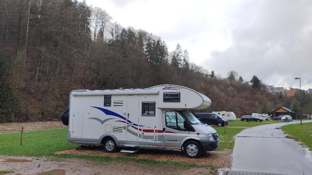 Euramobil 685vb, Chemisch toilet, Alkoof, Ringverwarming, Ford