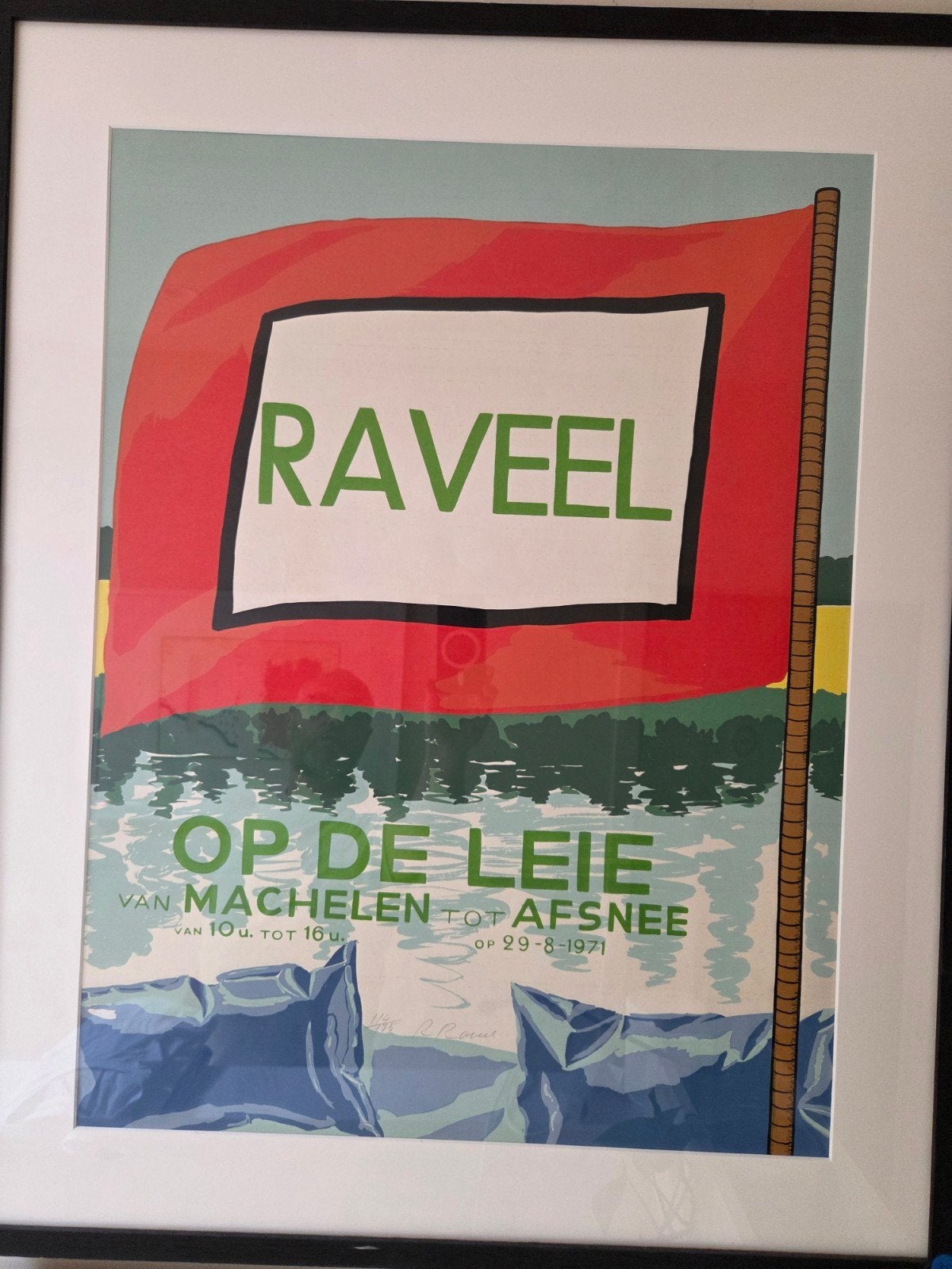 Rogrr Raveel, Antiek en Kunst, Ophalen of Verzenden