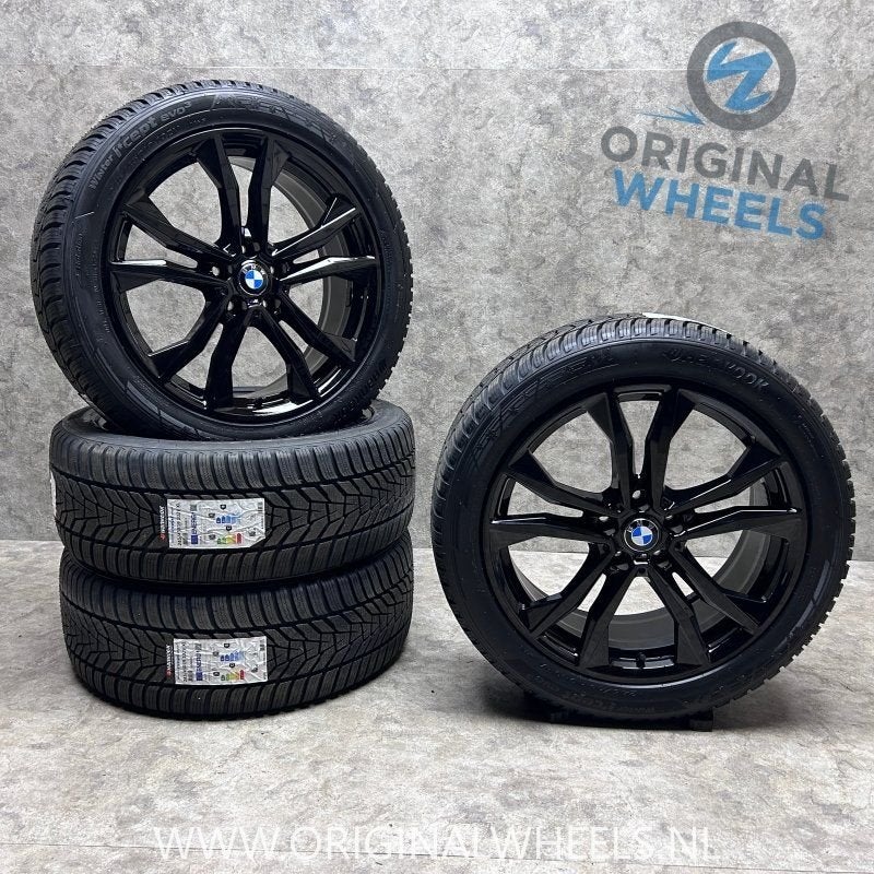 19 inch originele M velgen + winterbanden BMW X1 X2 IX1 IX2, Pneus et Jantes, -, 19 pouces, Utilisé
