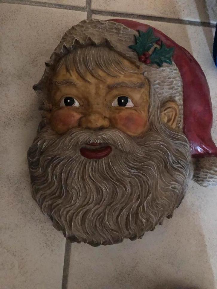 Mooie grote retro kerstman (met haakje om op te hangen, Enlèvement ou Envoi, Comme neuf