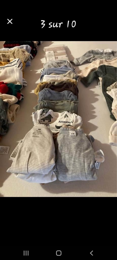 Babykleding, Ophalen