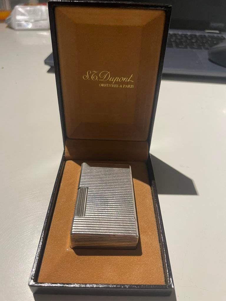 Unieke S.T. Dupont aansteker 1987, perfecte staat., Ophalen of Verzenden, Zo goed als nieuw, Aansteker