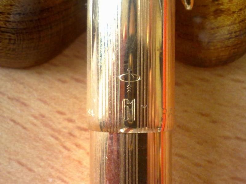 RARES STYLO ET PORTE MINE PARKER 61 PLAQUES OR 18 CARATS, Enlèvement, Utilisé, Ensemble de stylos, Parker