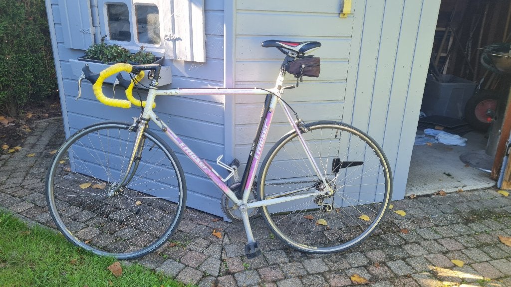 vintage Francesco Moser koersfiets, Autres marques, Frein sur jante, 57 à 61 cm, Enlèvement