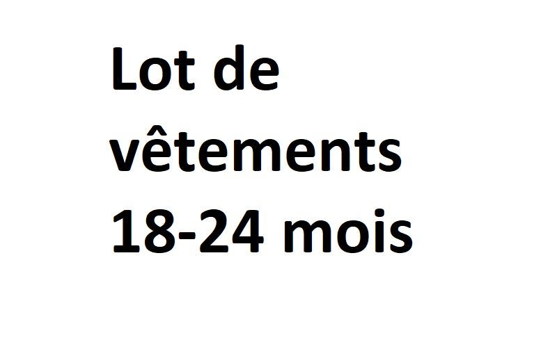 Lot de vêtements 18-24 mois, Enfants & Bébés, Autres types, Enlèvement, Utilisé, Fille