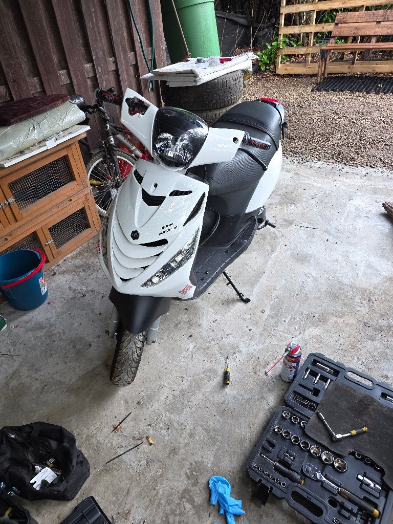 Piaggio Zip 2 takt, Fietsen en Brommers, Scooters | Piaggio, Ophalen, Tweetakt, Gebruikt, Klasse B (45 km/u)