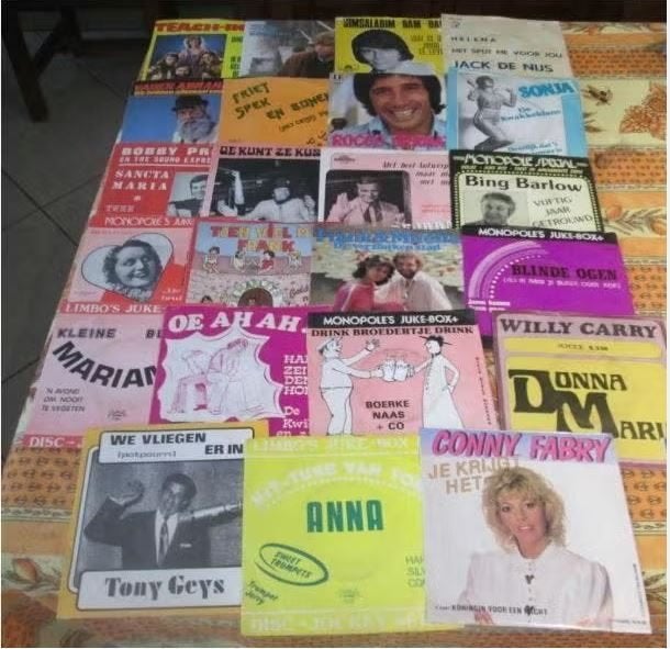 50 prima nederlandstalige Vinyl Singles, Cd's en Dvd's, Ophalen of Verzenden, Zo goed als nieuw, Nederlandstalig, Single