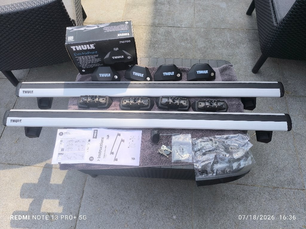 Kit complet de barres de toit pour BMW Série 1, Autos : Divers, Porte-bagages, Enlèvement, Comme neuf