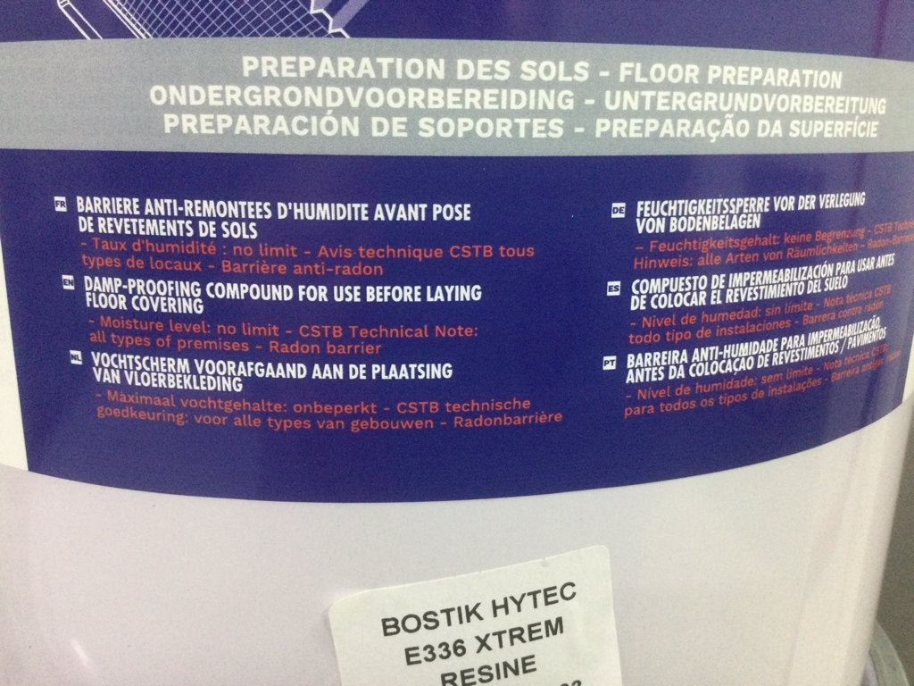 Parquet stratifié pare-humidité Eponal Bostik E336 hytec, Neuf, Parquet, Enlèvement, Autres matériaux