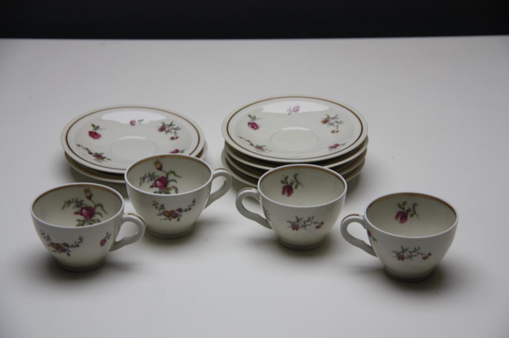 Theodore haviland limoges france florale koffie thee set, Antiek en Kunst, Antiek | Porselein, Ophalen of Verzenden