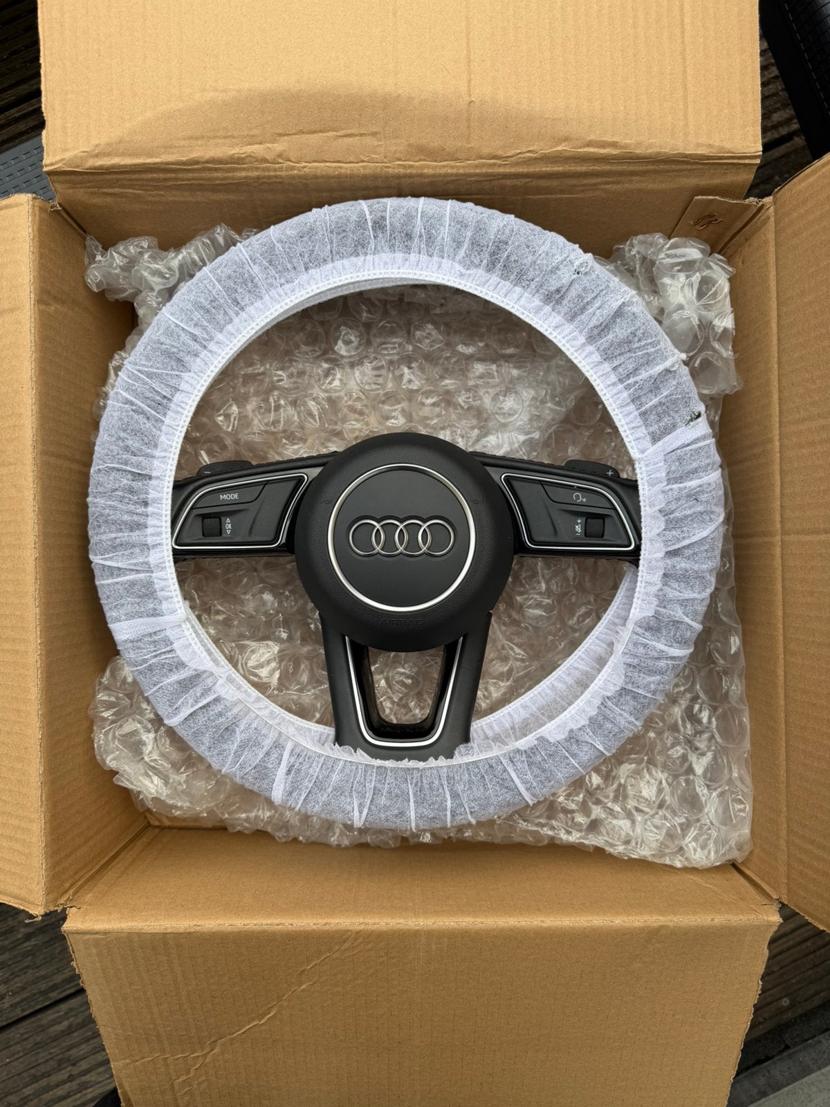 Origineel Audi Stuur met flippers, Auto-onderdelen, Besturing, Audi, Ophalen