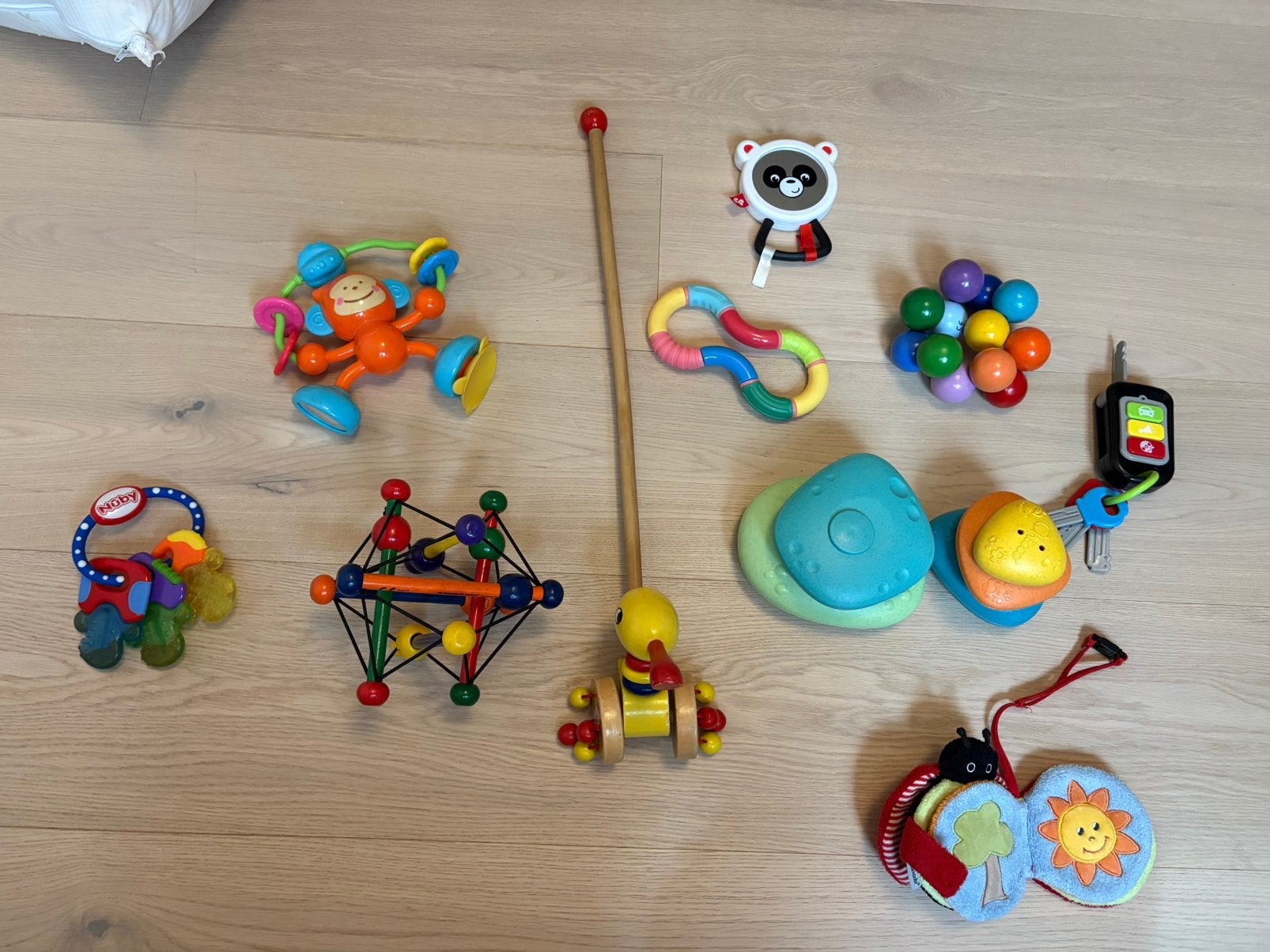 Groot pakket (sensorisch) babyspeelgoed, Kinderen en Baby's, Speelgoed | Babyspeelgoed, Ophalen, Zo goed als nieuw