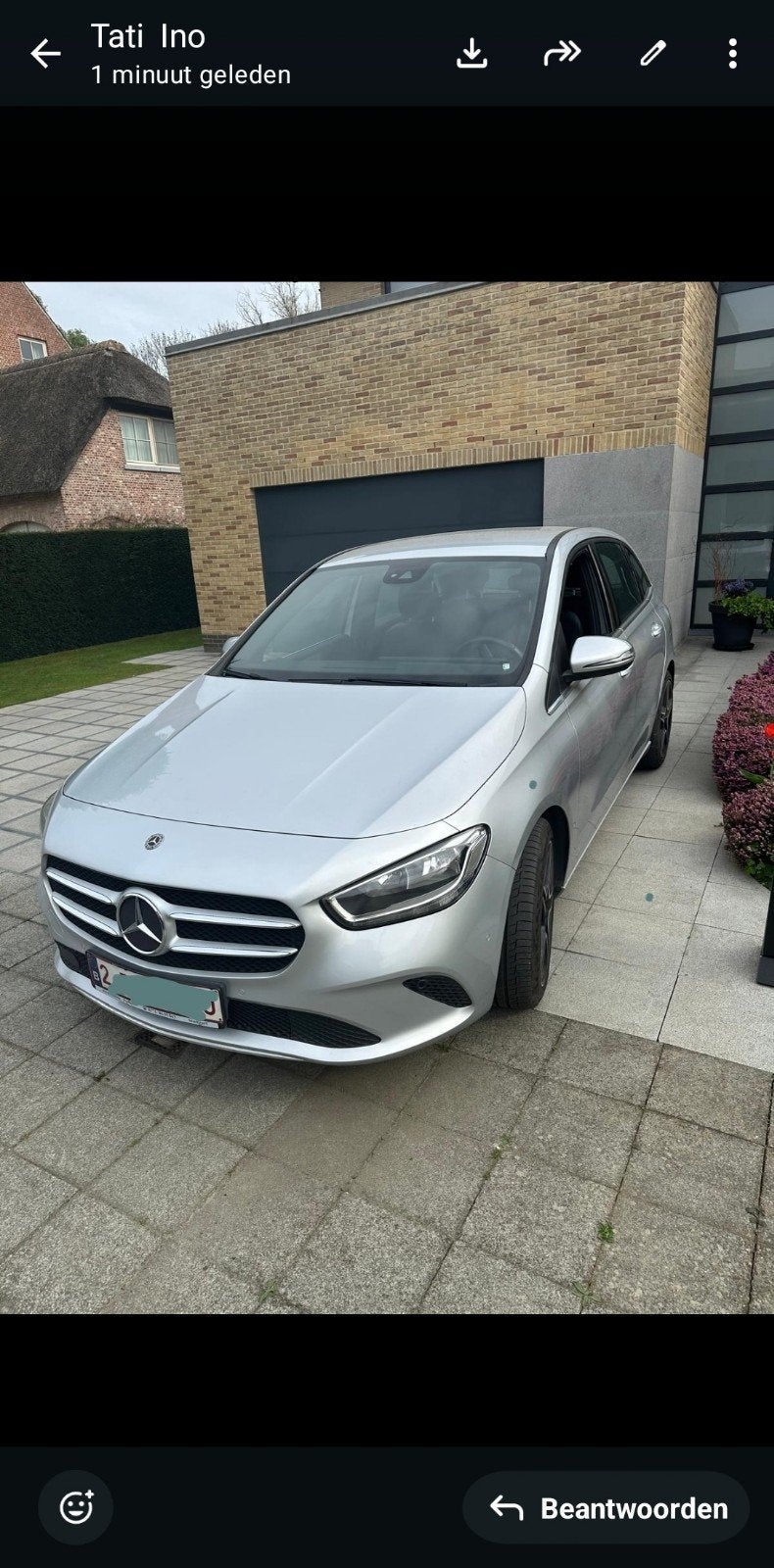 Je vends une Mercedes B200d