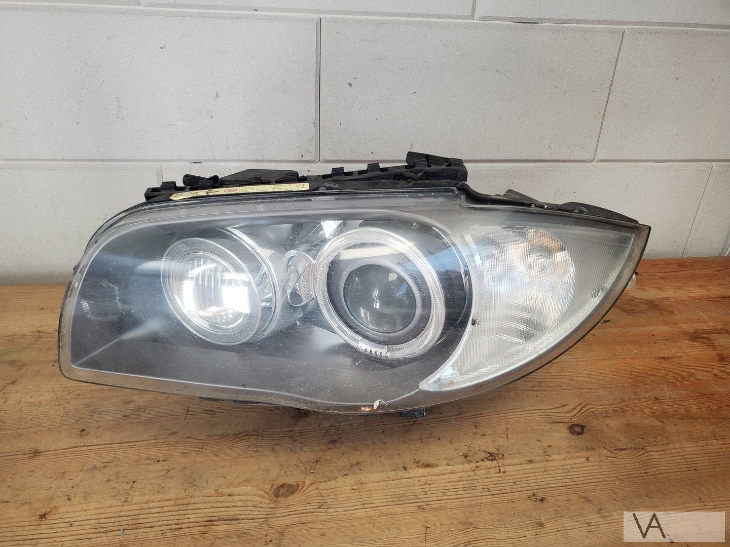 BMW 1 serie E87 koplamp links xenon met bochtlicht 7181281, -, Utilisé, -, Enlèvement ou Envoi