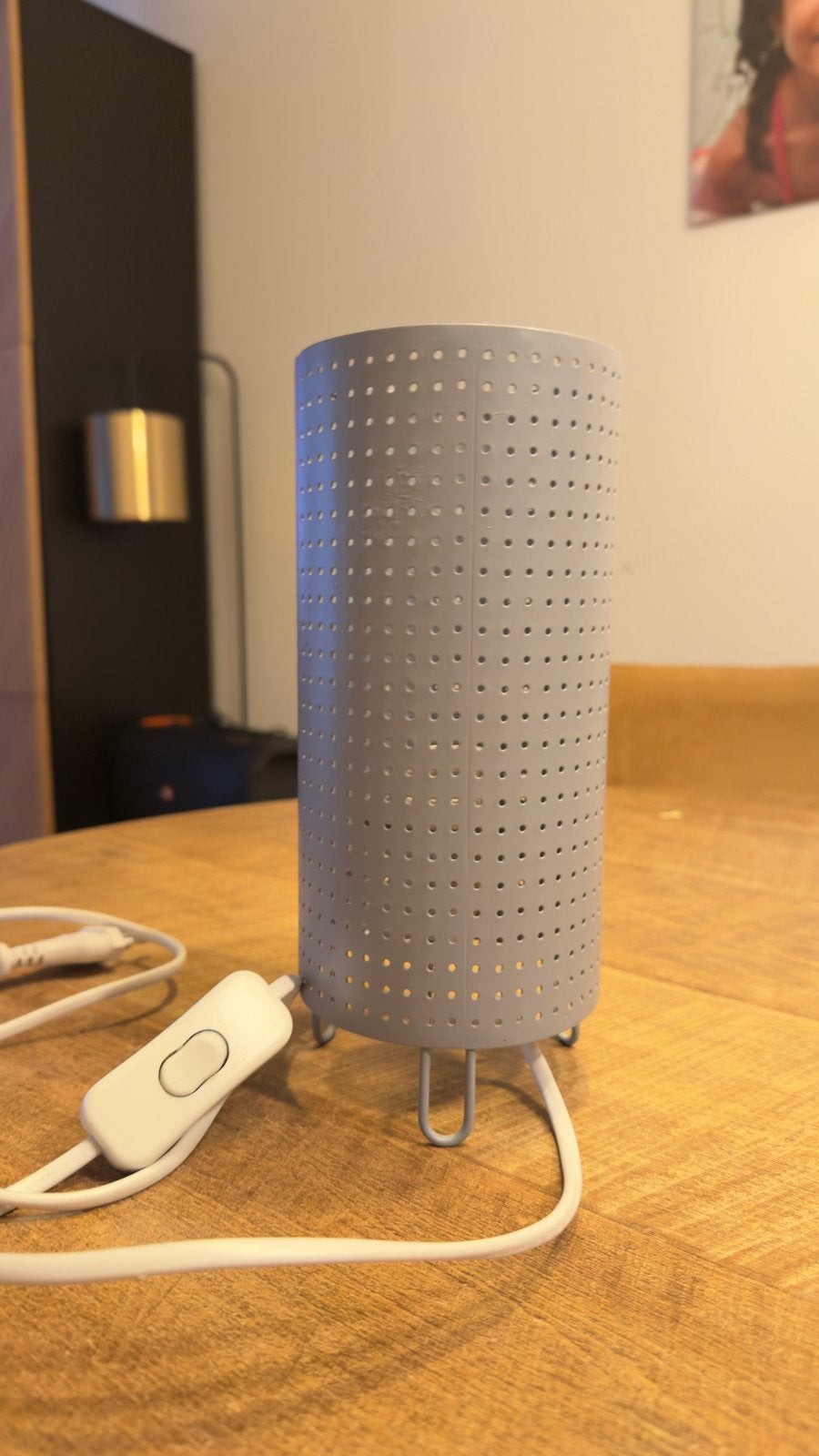 Ikea blauw tafellamp, Huis en Inrichting, IKEA, Ophalen of Verzenden, Zo goed als nieuw, Nachtlamp