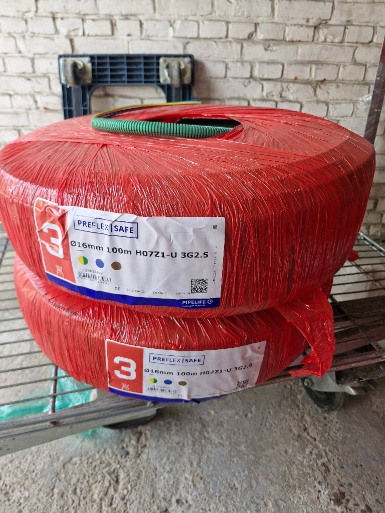 Preflex 3g2.5csafe groen halogeenvrij CCA, Ophalen, Nieuw, Overige merken, Kabel of Snoer