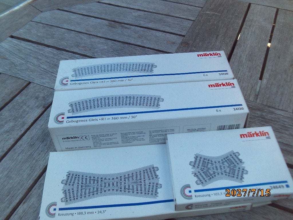 MARKLIN, Wisselstroom, Gebruikt, Rails, Ophalen of Verzenden
