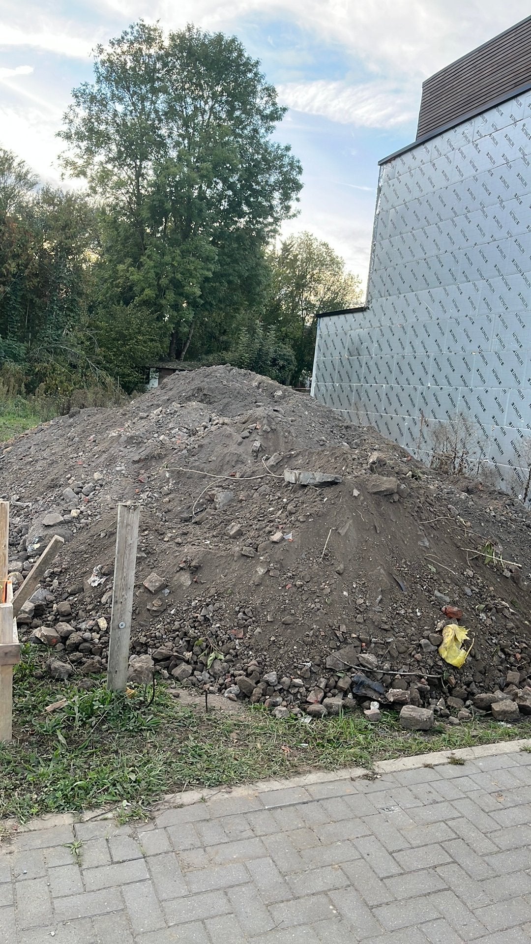 Terre a donner gratuitement sur courcelles, je peux charger, Tuin en Terras, Ophalen