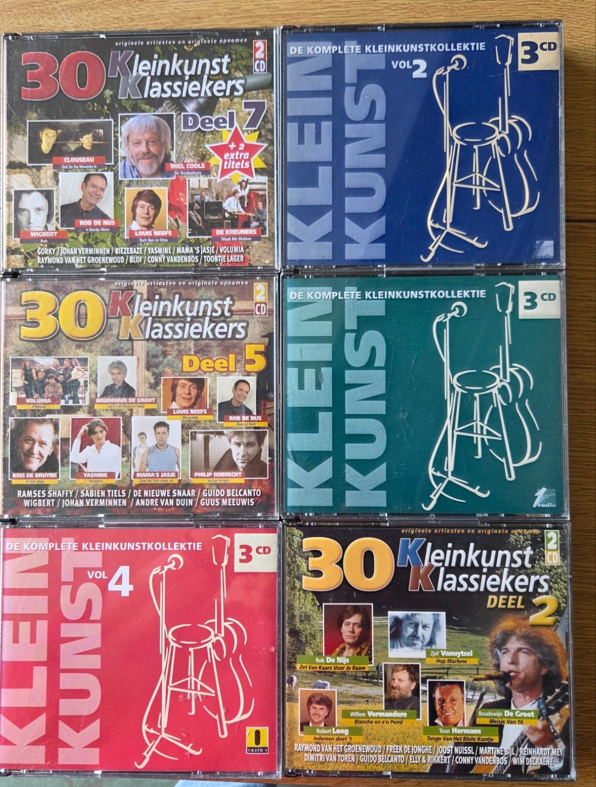 lot kleinkunst cd's, Ophalen of Verzenden