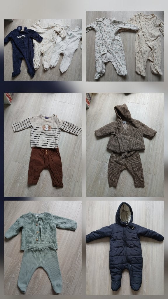 Lot de vêtements bébé garçon 9M, Enfants & Bébés, Enlèvement, Utilisé, Taille 74