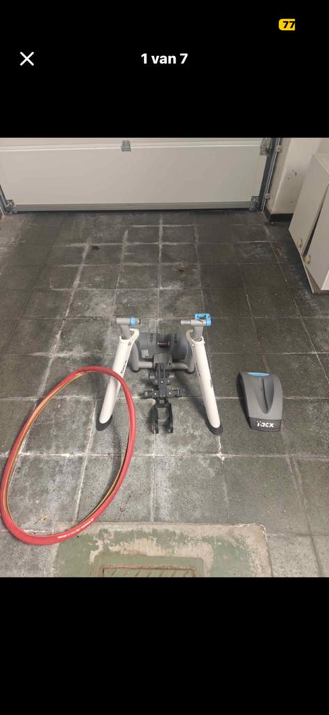 Tacx Vortex 2180 fietsentrainer + stuurhouder, Fietsen en Brommers, Fietsen | Racefietsen, Zo goed als nieuw, Ophalen