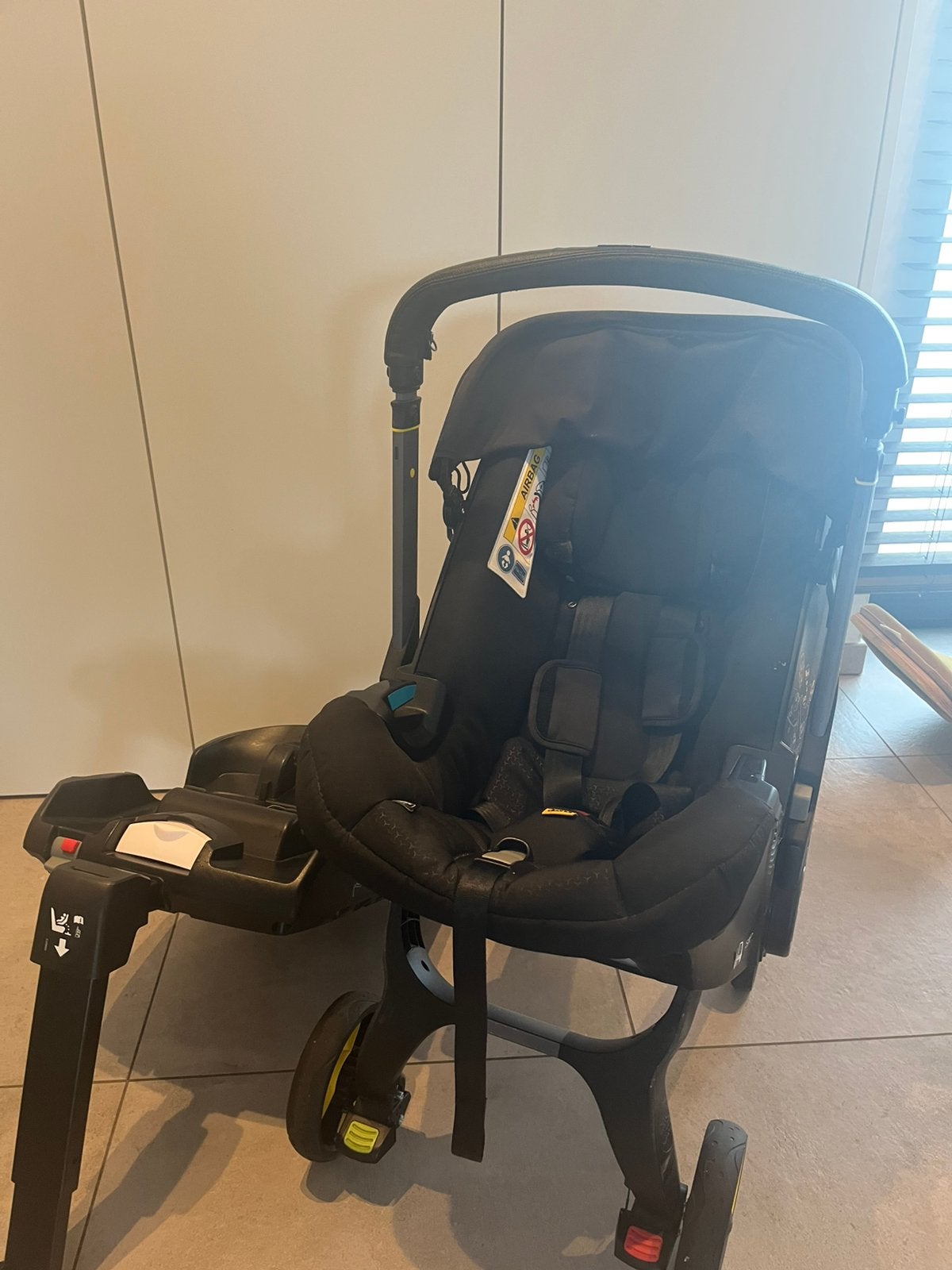 Doona i met twee isofix systemen, Ophalen, Gebruikt