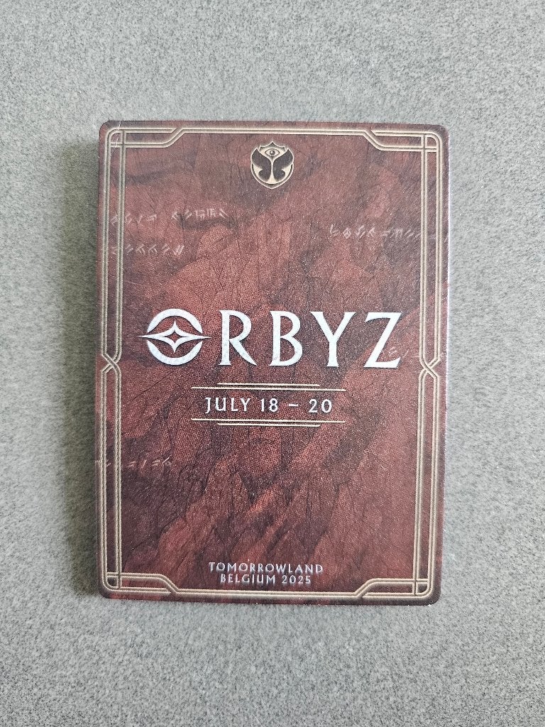 Tomorrowland - Orbyz plattegrond, Ophalen of Verzenden