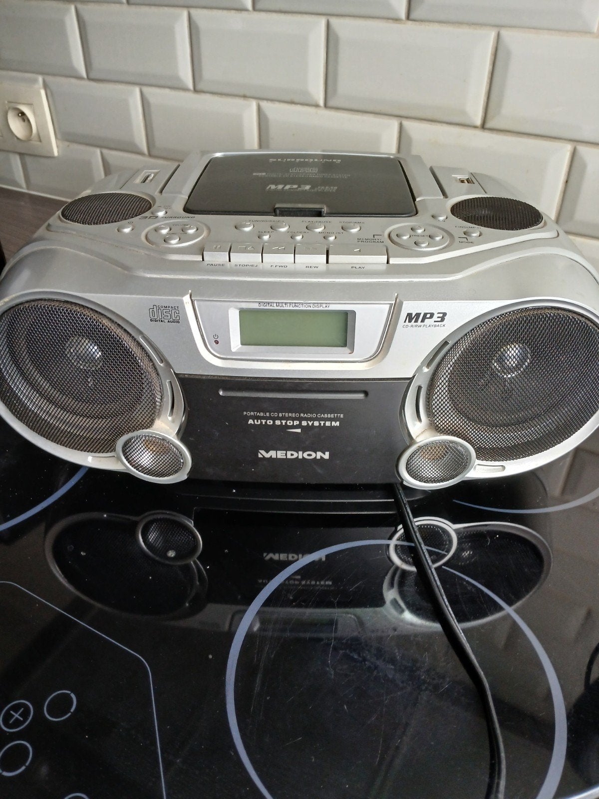 Radio cd en cassette, Enlèvement, Radio