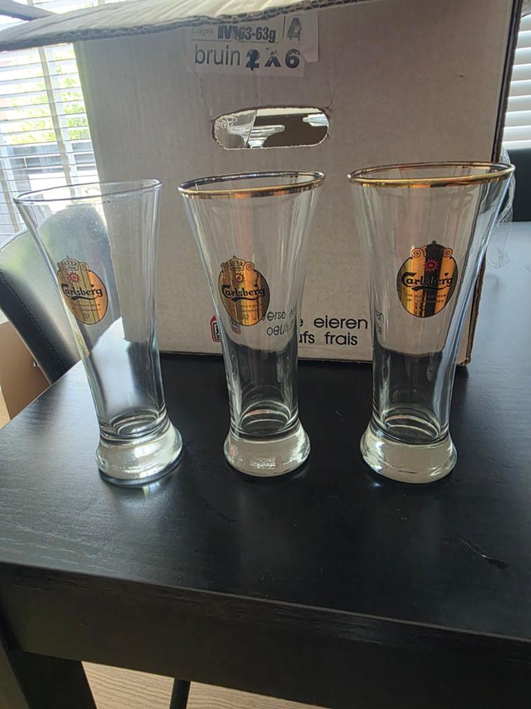 3 carlsberg glazen, Verzamelen, Ophalen
