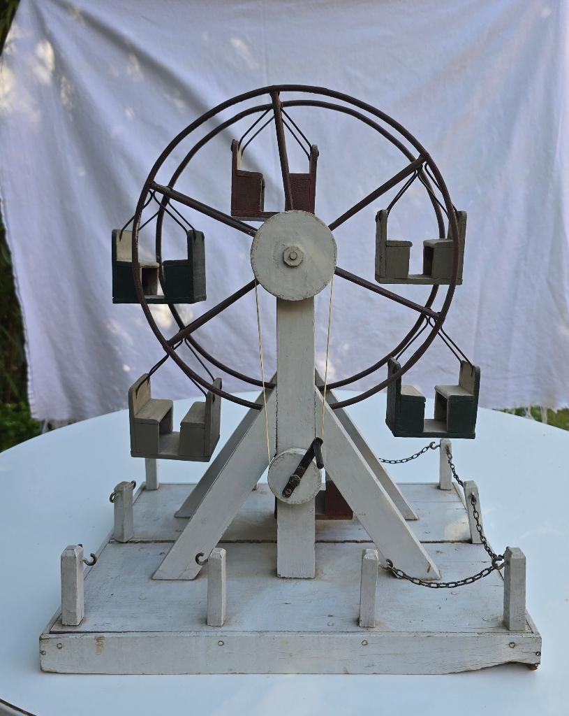 Curiosité: grande roue ancienne fonctionnelle, Antiquités & Art, Enlèvement