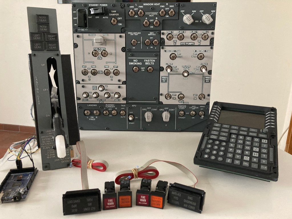 Cockpit B-737 lot, Ophalen, Gebruikt