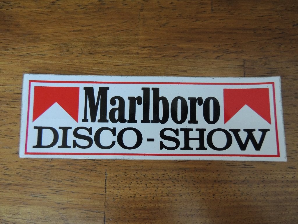 Marlboro Disco-show sticker, Envoi, Comme neuf, Voiture ou Moto