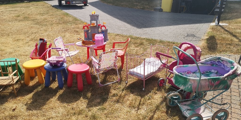 kinderspeelgoed, Ophalen, Gebruikt