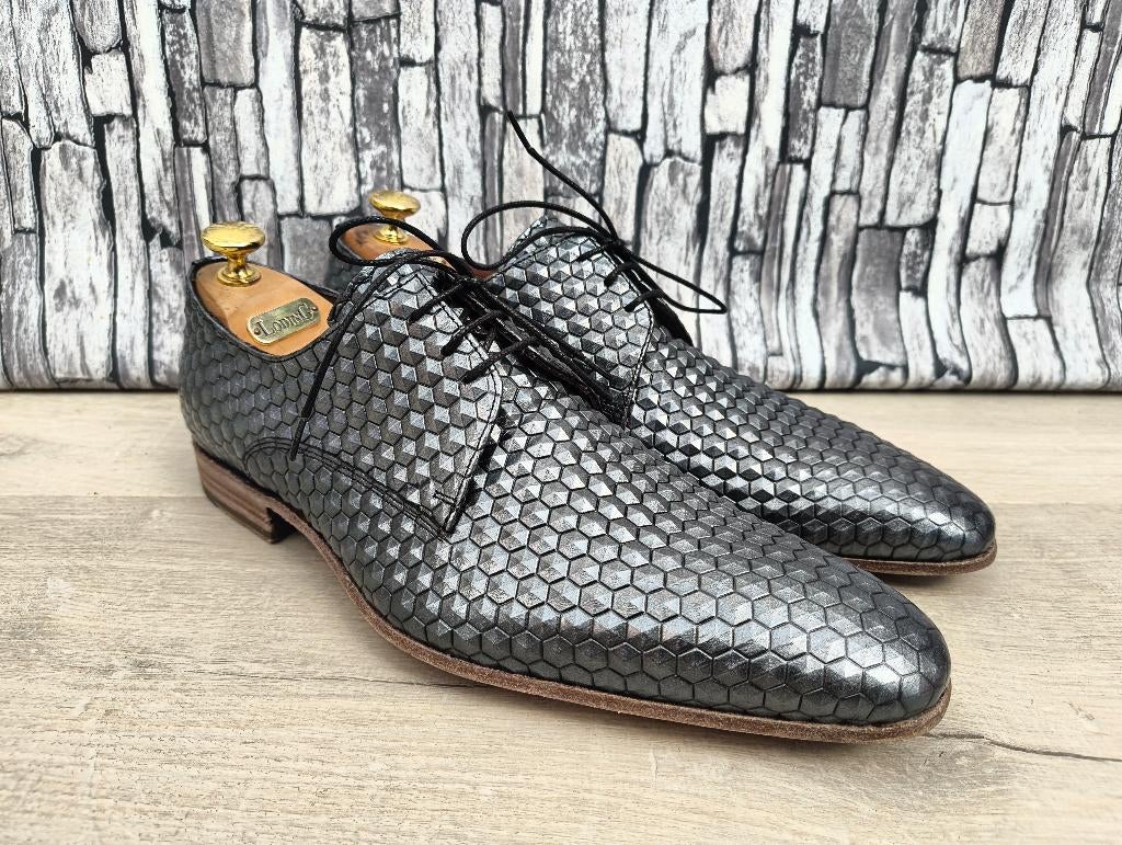 Floris van Bommel Zilverkleurige herenschoenen - Mt 43, Kleding | Heren, Schoenen, Overige kleuren, Verzenden, Floris van Bommel