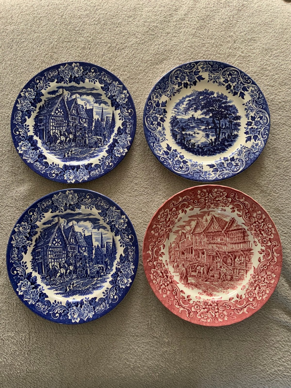 4 engelse borden, Ophalen