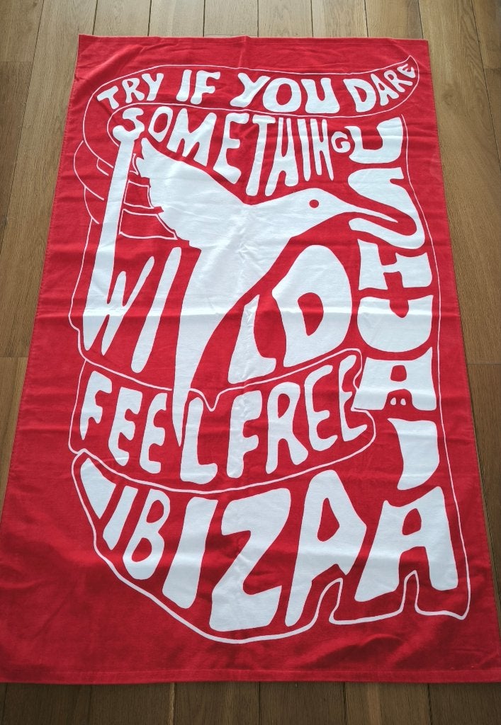 Ushuaïa Ibiza Happy Power Towel - strandhanddoek, Huis en Inrichting, Badkamer | Badtextiel en Accessoires, Overige merken, Handdoek
